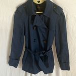 Coach : Navy Trench Coat- S Photo 4