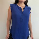 New York & Co. NWT Blue Work Blouse Photo 0