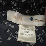 Monteau NWT los angeles floral navy blouse Photo 4