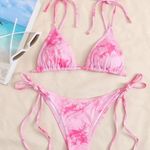 SheIn Tie Dye Bikini Set Photo 0