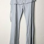 Motel Rocks XL NEW JACIE FLARE TROUSER WITH OVERSKIRT LIGHT BABY BLUE Photo 2