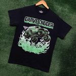 Monster Jam Grave Digger Poster T-Shirt Size Medium Photo 2