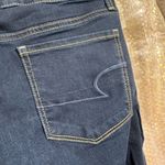 American Eagle Vintage 2000s Dark Wash Super Stretch Skinny Jeans 8 Short Photo 5