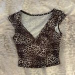 SheIn Cheetah Print Top Photo 3