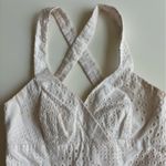 Trina Turk  Light Pink Eyelet Embroidered Romper Size 2‎ Resort Wear Photo 2