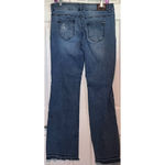 Maurice's  Women's Ripped Jeans Flared Hems Size 11/12‎ Long 31 1/2" Inseam x 16" Photo 1