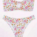 Boutique Multi-Colored, Floral, Bandeau, Bikini Photo 4