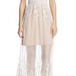 WAYF Clara Mesh Illusion Maxi Dress Photo 0