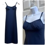 Danielle Bernstein  Blue Milkmaid Adjustable Spaghetti Straps Dress Size Small Photo 6
