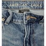 American Eagle  Women's Jeans Size 0 Regular Mom Blue Distressed Denim Mid Rise Photo 1