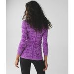 Lululemon Swiftly Tech Long Sleeve Purple Top Shirt Size 4 Yoga Athletic Photo 1