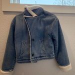 Hollister Denim Jacket-Sherpa Photo 3