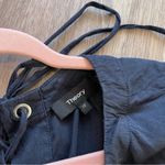 Theory  navy blue raglan lace up back shirt‎ dress Photo 5