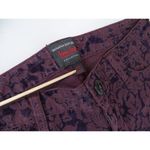 Banana Republic  L’Wren Scott Purple Stretch Brocade Skinny Jeans‎ Size 27 Velvet Photo 3