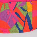 Soleil‎ Abstract On The Low Pleated Tube Top Size Medium Pink Photo 4