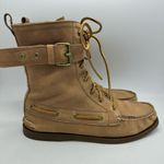 Sperry  Top Sider Starpoint Lace Up Boots Size 8.5 Tan Leather Photo 12