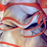 Michael Kors MICHAEL Jet Set Chain Ring Leather Tote in Tangerine Photo 6