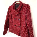 Talbots  Double Breasted Clueless Tweed Coat Blazer Jacket Lined Wool Blend Sz 8 Photo 9
