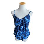 Aqua Green NWT Womens Tie Dye 2 Piece Tankini Swimsuit Bathing Suit - Sz S Photo 1