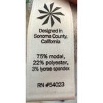 Athleta  Energy Terry Cloth T Shirt Dress Gray Short Sleeves Rolled Cuffs Size L Photo 7