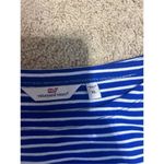 Vineyard Vines  Striped T-Shirt Long Sleeve Boat Neck Blue &‎ White Casual Top Photo 4
