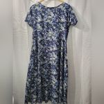 All that jazz Vintage  Floral Blue Dress Size 9 Photo 1