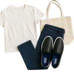 Keds  Womens Black Faux Leather Slip On No Tie Cushioned Sneakers Size 9.5 in EUC Photo 3