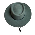 GiGi Pip Wren Telescope Crown Hat Olive Green Size 59 M/L 100% Australian Wool Photo 2