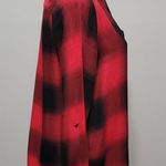 Staccato Stitch fix   red checkered button down size small Photo 1