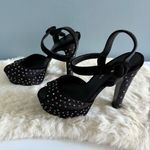 Kurt Geiger  London Molten Velvet Stud Platform Heels Photo 9