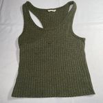 Olivia Rae  Sage Green Ribbed‎ Tank Top Size S Photo 0
