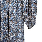 Boden Ditsy Floral Smocked Yoke Blue Mini Dress size 4L Photo 8
