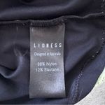 LIONESS Revolve  Black and Green Lace Trim Camisole Small Photo 3