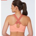 Duluth Trading high impact bonded meteor blue 24W sports bra Pink Photo 1