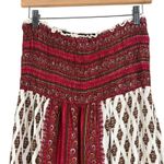 Wet Seal  Maxi Dress Womens L Red White Strapless Boho Festival Indie Y2K Hippie Photo 1