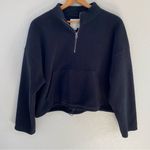 American Eagle Cropped Fleece Jacket Photo 0