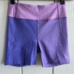 Outdoor Voices  Warmup 5" Bike Shorts Purple Colorblock Women’s XS Photo 0