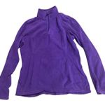 The North Face Purple Fleece 1/4 Zip Pullover Sweater Women's M Long Sleeve Photo 0