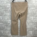 Old Navy  Tan High Rise Pixie Flare Pants Photo 3