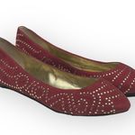 Enzo Angiolini new ❤︎ Stud Suede Ballerina Ballet Flat ❤︎ Pumpkin Spice ❤︎ 8M ❤︎ Photo 9