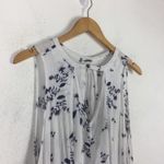 Free People  Snap Out of It White Floral Swing Mini Dress Tunic Medium Photo 8