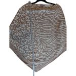Barefoot Dreams  Womens Beige Animal Print‎ Poncho Sweater Cozy Chic One Size NWT Photo 6