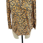 J.Crew  x Drake’s of London Giraffe Print Cotton‎ Blouse Size 4 Photo 4