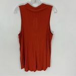 Free People Faye Keyhole Cut Out Ribbed Mock Neck Tank Size Medium Photo 7
