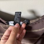 Josephine Chaus  Brown Striped Midi Wrap Skirt Sz 14 Photo 4