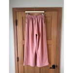 Halara Flex High Waisted Pocket Wide Leg Waffle Work Pants Rose Women’s Medium Photo 5