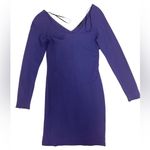 Theory  Kieste Classic Edgy Purple Long Sleeve Dress Size Medium Photo 1