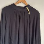 Ba&sh  Neil Embellished Button Blouse XS Photo 4