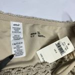 Aerie Bikini Bottom Cheeky String Ties Crochet Beige Tan S Photo 2