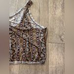 Free People  Multicolor Paisley V-Neck Tank Top Photo 6